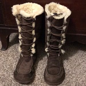 UGG over the calf laced boots